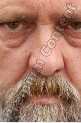 Nose Man White Overweight Bearded